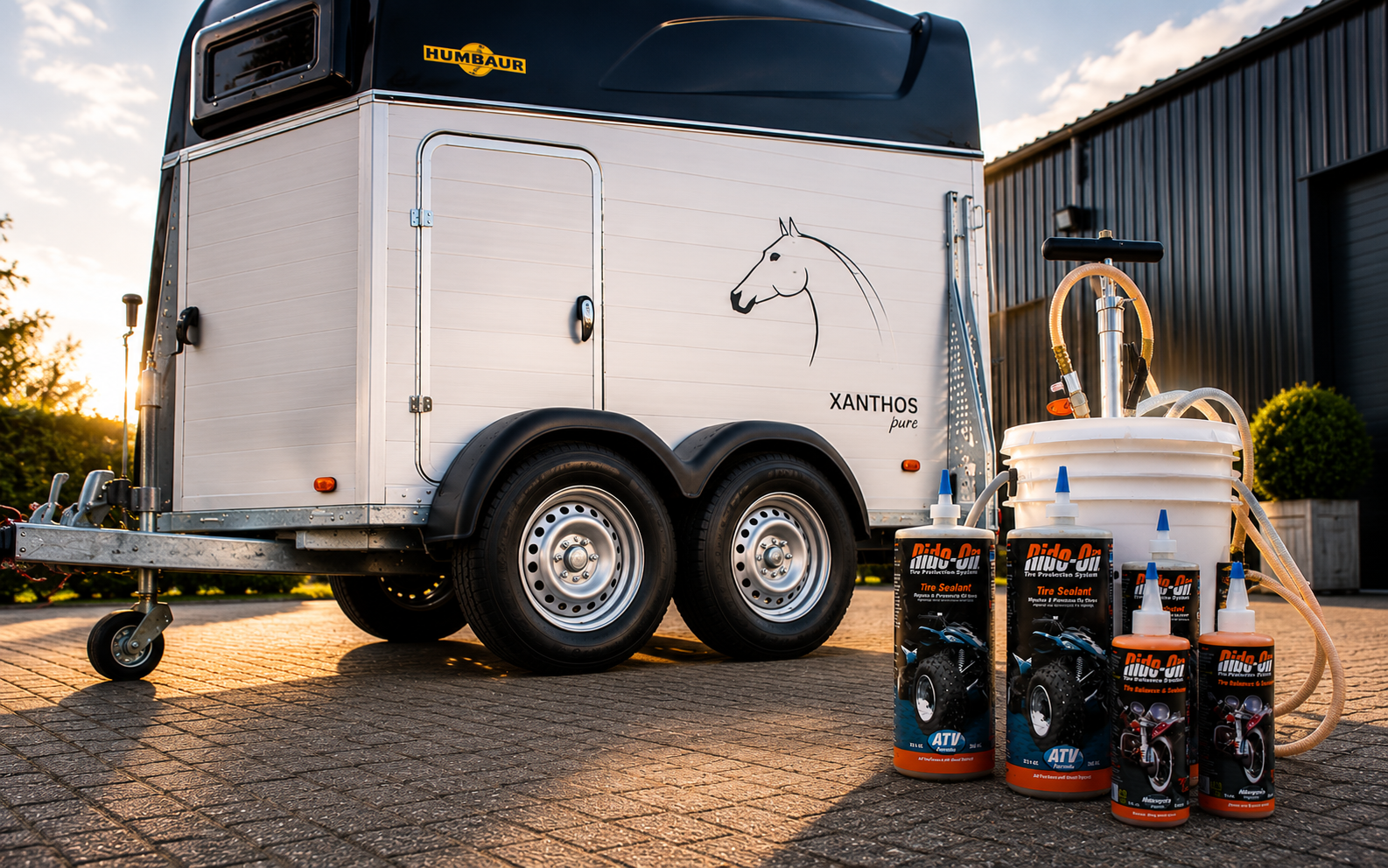 Ride on tire protection
